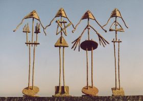 Figurinen 1991, Bronze, 41 cm